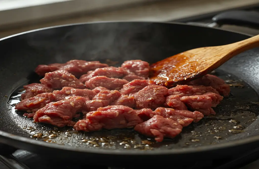 20-Minutes Delicious Easy Ground Beef Recipe for Busy Nights 3 Browning-Ground-Beef