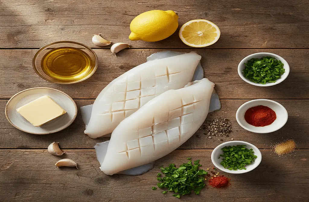 Ingredients-of-Calamari-Steak- Recipe